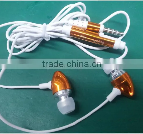 Bullet Shape Earphone With Mic Speaker and Volume Control photo-2