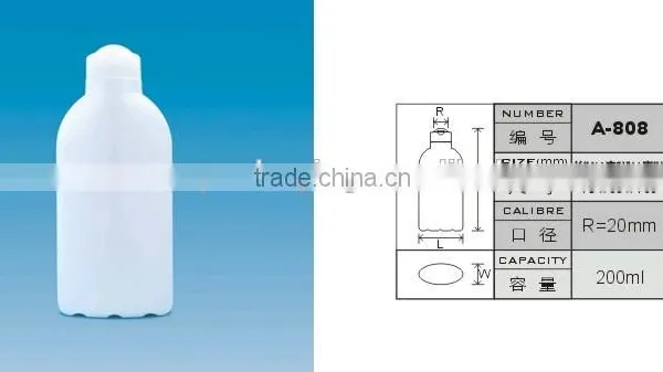 200ml Empty Kid Plastics Container for Shampoo photo-2