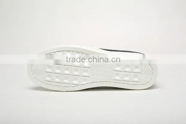 KPU/cow Leather /elastic Fabric Casual Shoes photo-5