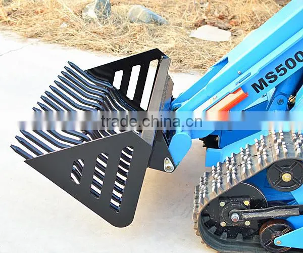 China Wholesale Construction Equipment Attachments Skid Steer Loader photo-3