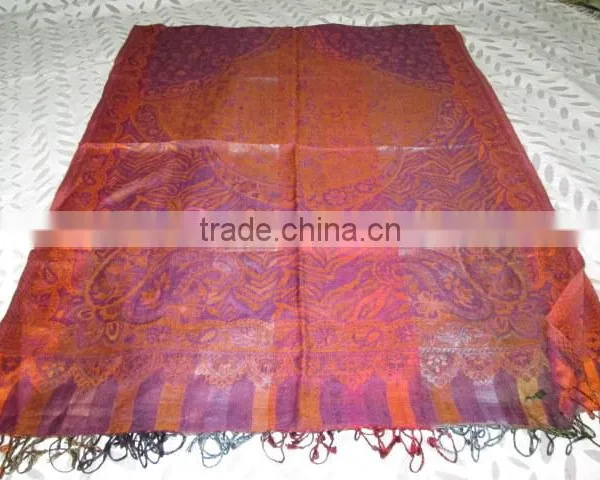 SILK & WOOL STOLE photo-6