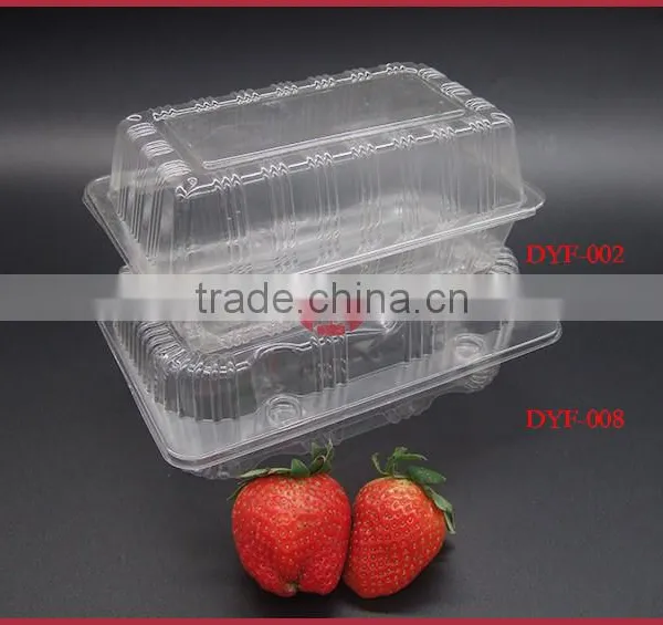 Disposable Plastic BOPS Food Packaging Box for Fresh Fruit Cake Pie,etc. photo-6