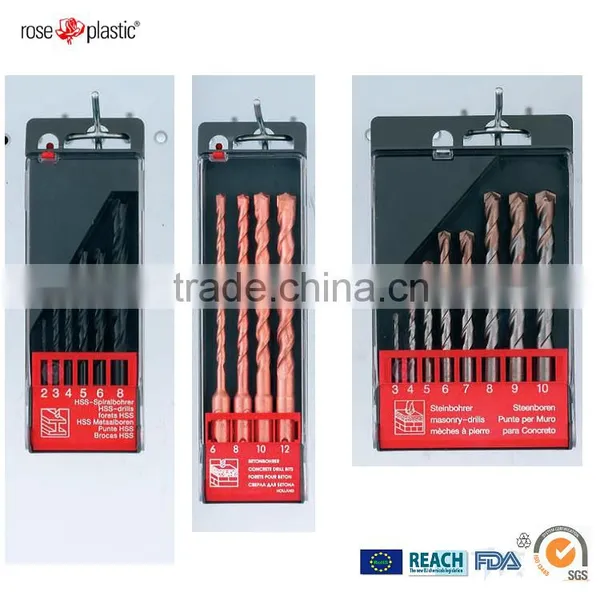 Plastic Packaging Cassette Case HSS Masonry Hammer and Wood Drills FA Cassette photo-6