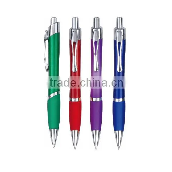 Plastic Pen Clip Ballpoint Pen / Hot Sale