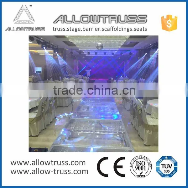 Portable Assemble Aluminium Glass/wedding /LED /transparent Stage photo-4