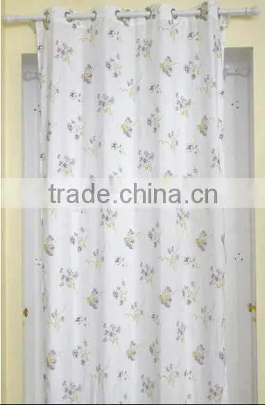 100% Cotton Material and Make-to-Order Supply Type Voile Curtain Fabric