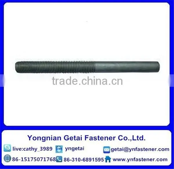 Single Head Bolts/Single End Studs in Bolts, DIN933/931 H.D.G / Galvanized With Black /yellow Zinc Plated/blue White photo-4