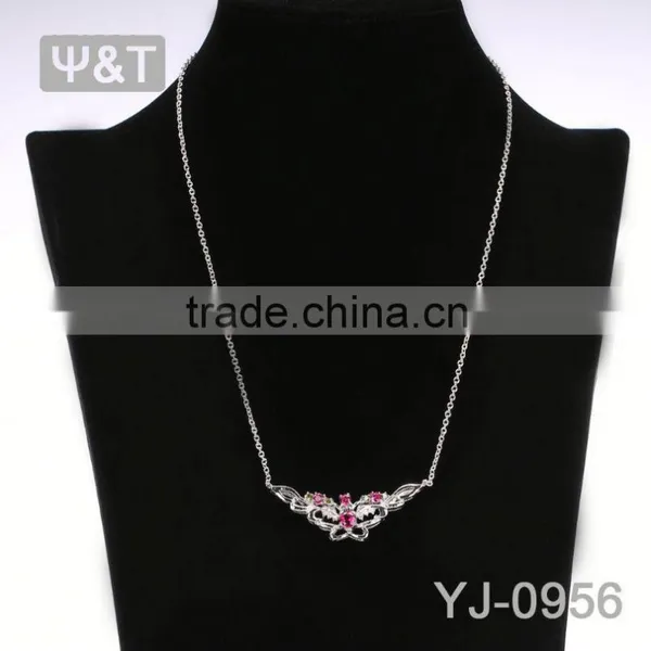 Fashion Crystal Design Necklace Engraved Bullet Dressed Bunnies Charms Jewelry Necklaces photo-3