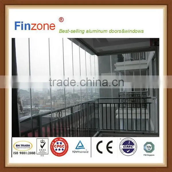 Price of New Design New Arrival Aluminum Profile Balcony Glazing photo-4