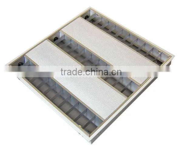 h Grille Fluorescent Light Fixture