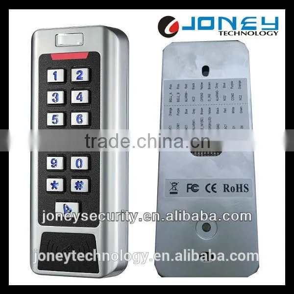 IP68 Pure Zinc Alloy Waterproof of Two Doors Standalone Access Control Facility photo-2