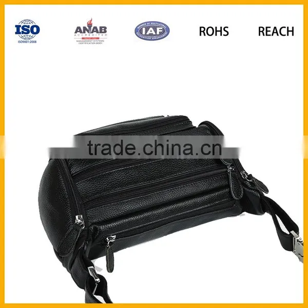 Fashionable PU High Quality Multilayer Men Abd Women Waist Bag photo-4