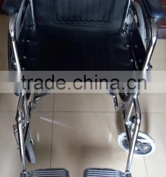 TOPMEDI Steel Portable Medical Foldable Manual Cheap Wheelchairs Price photo-5