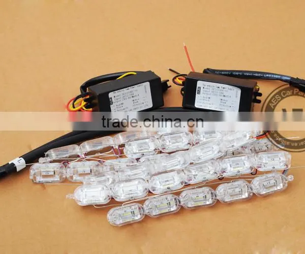 AES Newset Top Sale LED DRL A2 A3 Crystal Flexible LED Strip Light, LED DRL photo-3