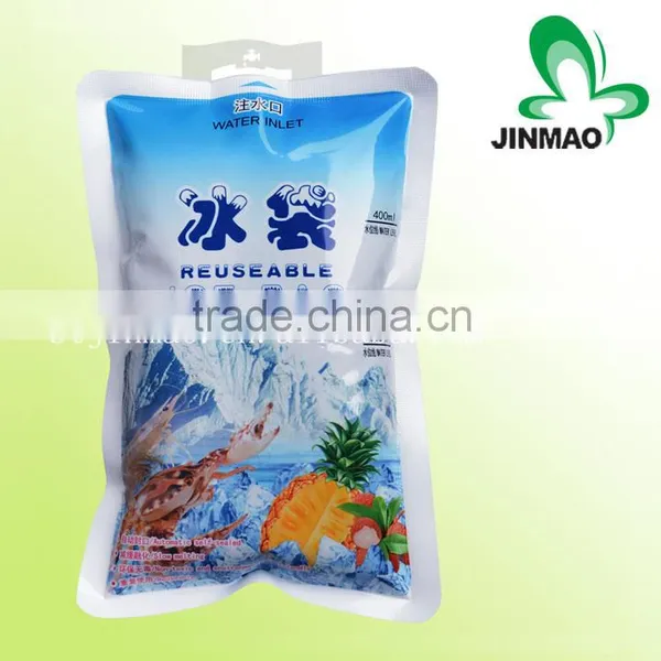 OEM Eco-friendly Reuseable Plastic Ice Bag for Medicine/food/wine
