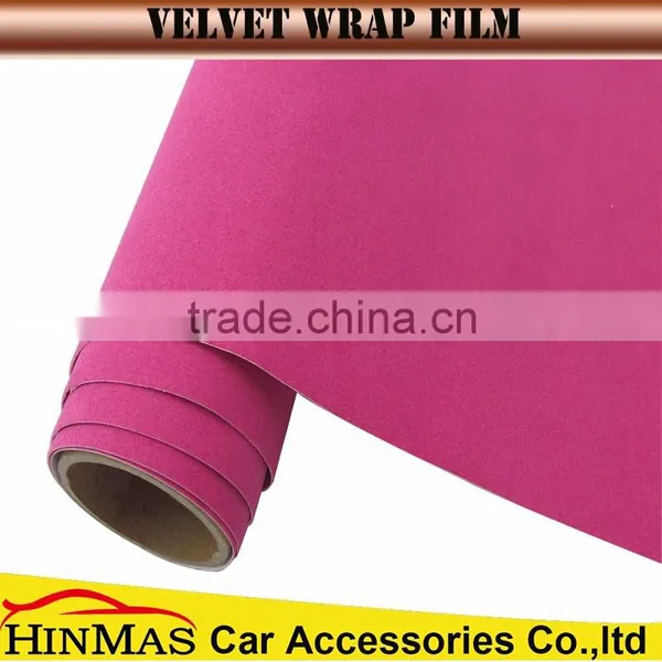 Hot Sale Self Adhesive Velvet Car Decorative Vinyl Velvet Self Adhesive Film