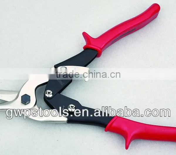 Cr-V Aviation Snip Right Head Nickel Plated