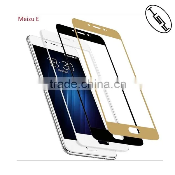 HUYSHE Cell Phone Accessories Anti-expolsion Screen 2.5D Full Cover Guard for Meizu M3e 9H Tempered Glass Protector photo-2