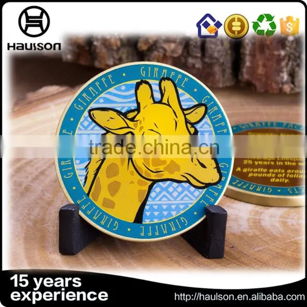 OEM/ODM Offered National Engraved Customized Design Iron Material Souvenir Matte Gold Plated Challenge Coin photo-6