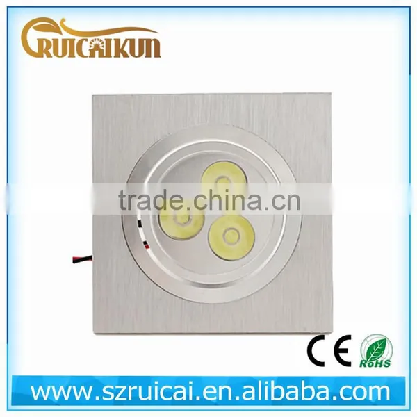 Chinese Factory 3w Recessed Downlight Square Led Spot Embed Ceiling Led photo-3