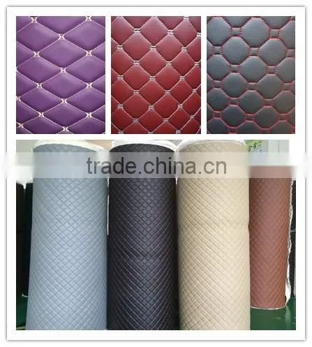 Machining Various Material Car Floor Mat PU Leather PVC/XPE/EVA Material