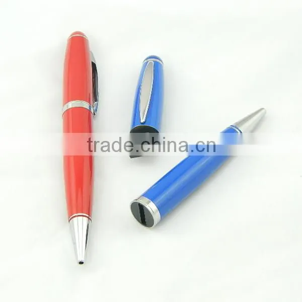 Popular Good Quality Innovative Smart Patent Colored Metal USB Pen Usb Ballpoint Pen photo-3