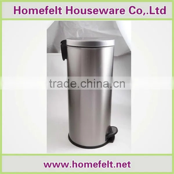 cylinder trash bin