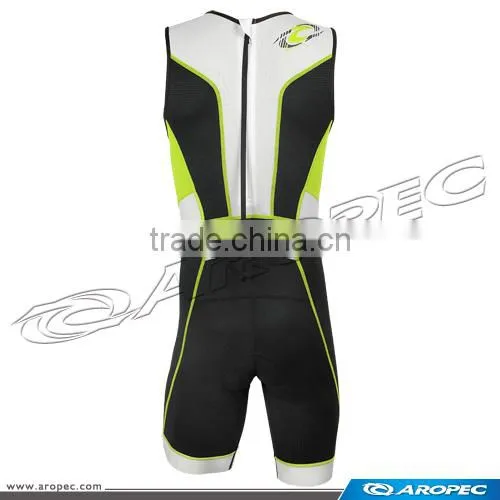 Tri Compress TX-1 Man Triathlon/ Cycling Compression Back Zipper Lycra Suit Clothing photo-3