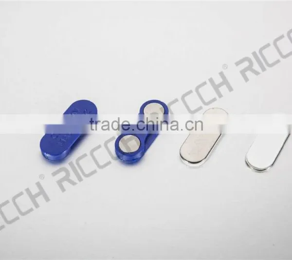 Promotional Fashion Design Magnetic Name Badges With 2 Round Discs photo-4