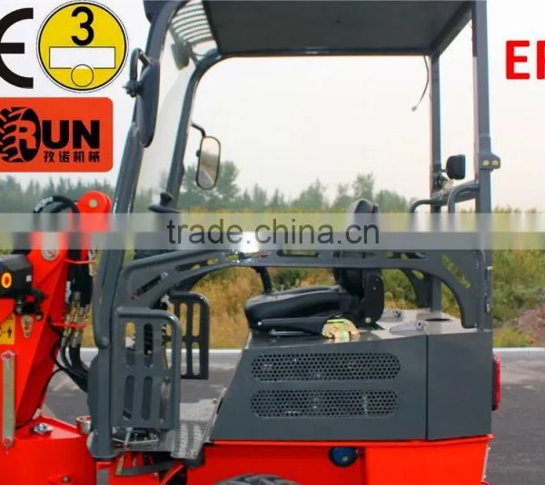 Everun ER06 Landmaschine Hydrostatik Mini Radlader/Hoflader Mit Schaufel photo-4