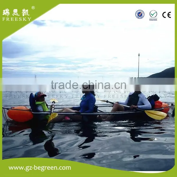 New Design Water Sport Transparent Canoe Kayak for Sale photo-5