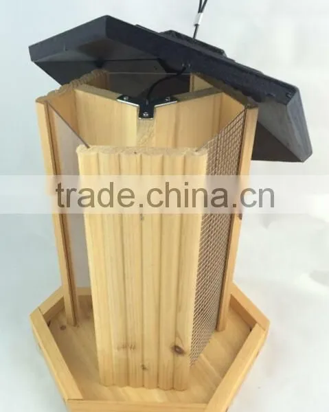 FSC Gazebo Seed Feeder/wooden Bird Feeder in Factory photo-3