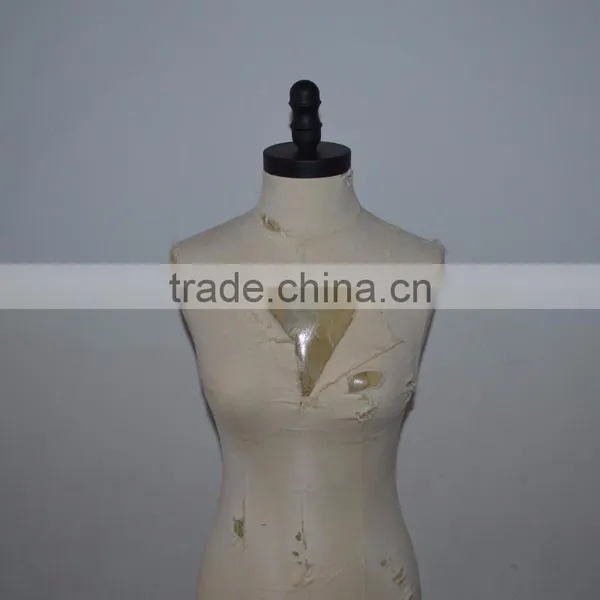 White Fabric Dilapidated Upper Body Retro Woman Mannequin Display photo-5