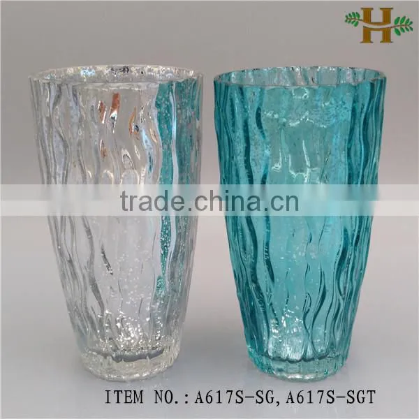 Factory Price Colored Glass Flower Vase photo-6