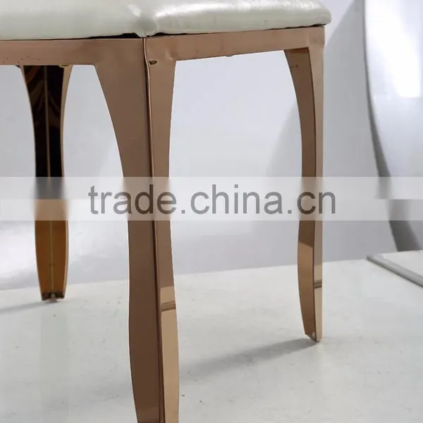 Modern Design Cheap Stainless Steel Dining Chair for Wedding Furniture photo-6