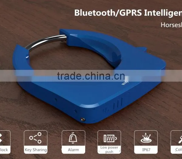 Smart Anti-theft Bluetooth Bicycle Lock, Fashion Horseshoe Design Bicycle Electric Lock With Alarm For Wholesale photo-3