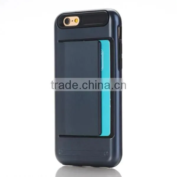 TPU + PC Combo Mobile Phone Case Cover With Card Slot for IPhone 7 photo-4