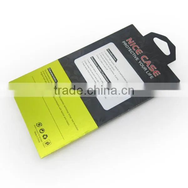 Black Green Cardboard Phone Case Packaging Box, PVC Window Retail Paper Packaging for IPhone photo-6