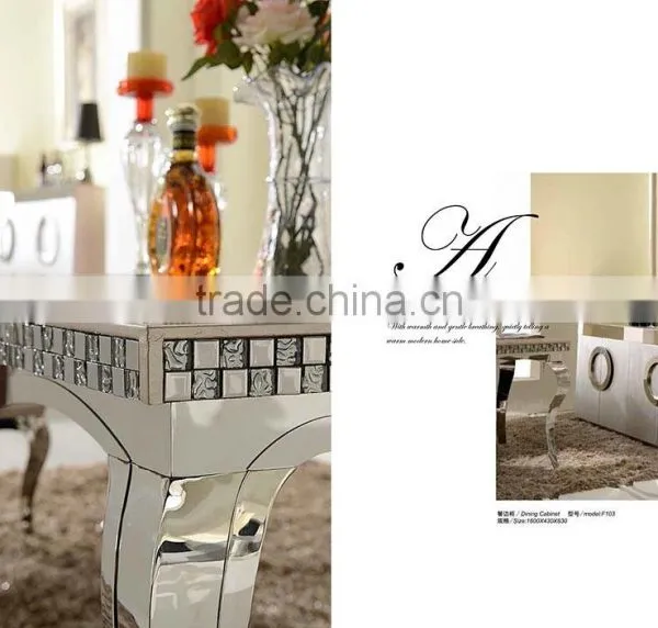Best Seller Stainless Steel Dining Table New Arrive AH105 photo-2