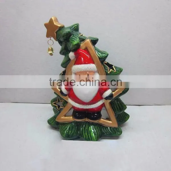 Custom Resin Christmas Tree Candle Holders for 2017 Christmas photo-2