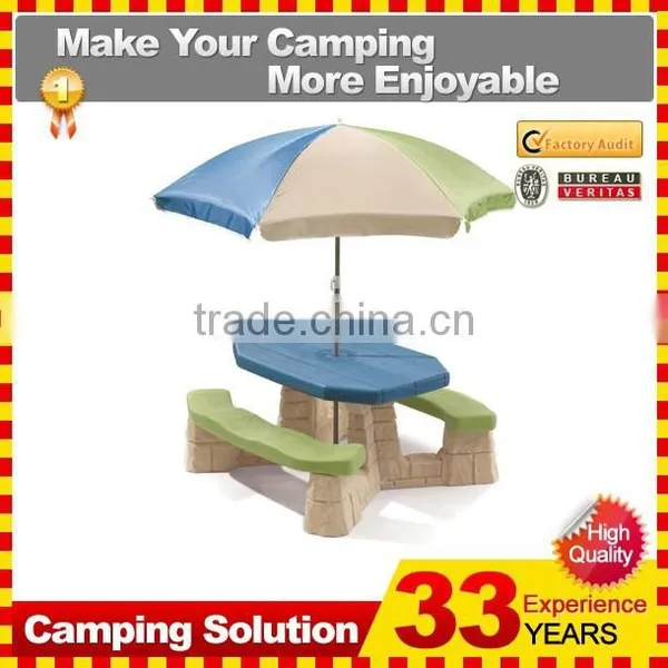 NEW Outdoor Indoor Plastic Kids Group Team Play Folding Table Chair Bench Set Ages 3+ photo-6