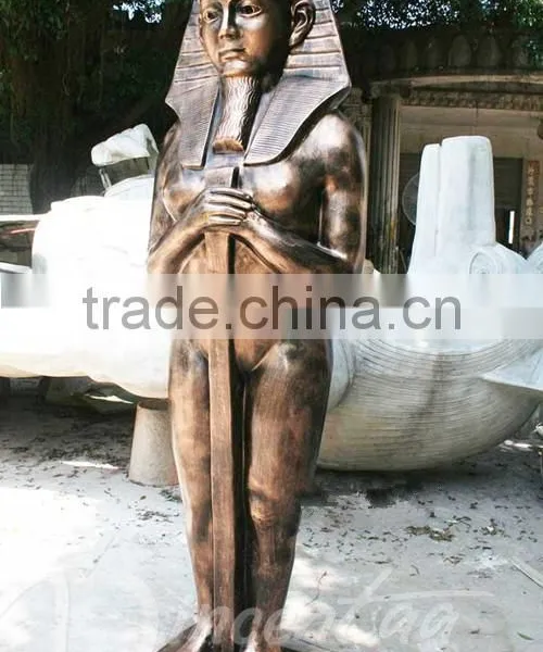 Outdoor Decoration Antique Famous Sculpture Egyptian Fiberglass Pharaoh Statues photo-2