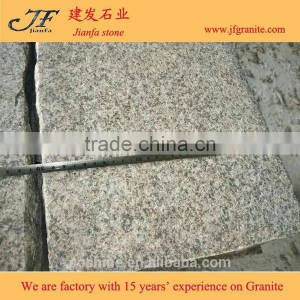 Split Patio Driveway Cheap Yellow Granite Paving Stone photo-4
