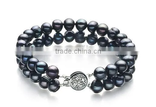 Black 6-7mm A Quality Freshwater Pearl Jewllery photo-3