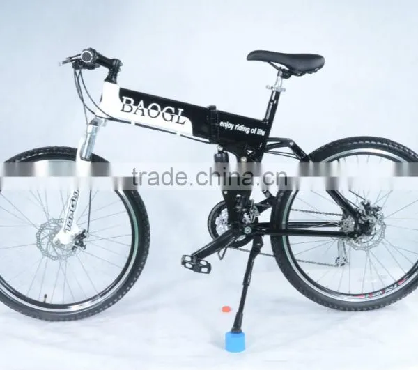 26'' Electric Bike Foldable Full Suspension Mountain Folding Bike photo-4