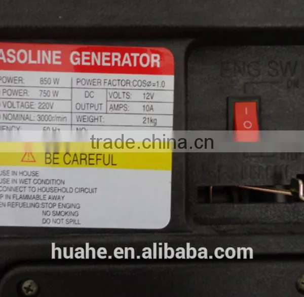 0.65kw Portable Gasoline Generator,1 Cylinder Gasoline Engine photo-3