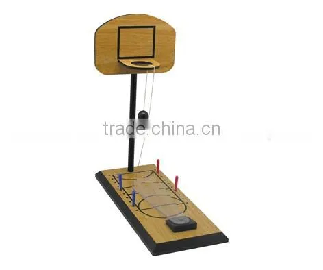 wooden basketball game