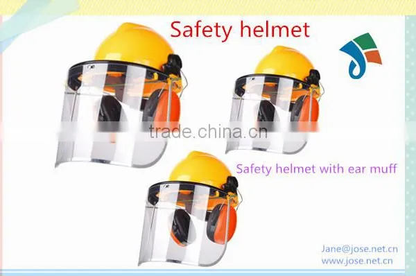 PVC Safety Helmet With Earmuff photo-2