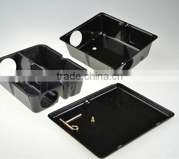 Galvanized Steel Tamper-Resistant Rodent Bait Station With Black Powder Coat SX-5011 photo-3