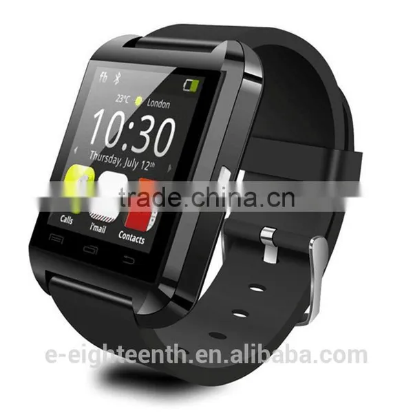 Cheap Factory Price Heart Rate Measure Multi Language U8 Bluetooth Smart Watch Android Touch Led Screen Hand Watch